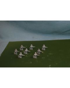 War Games 15mm Essex Miniatures English Civil War Brimmed  Hat Muskateers (8)