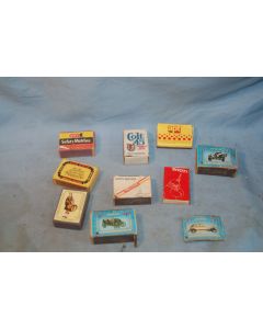 10x Matchboxes All Different None Contents (11 )